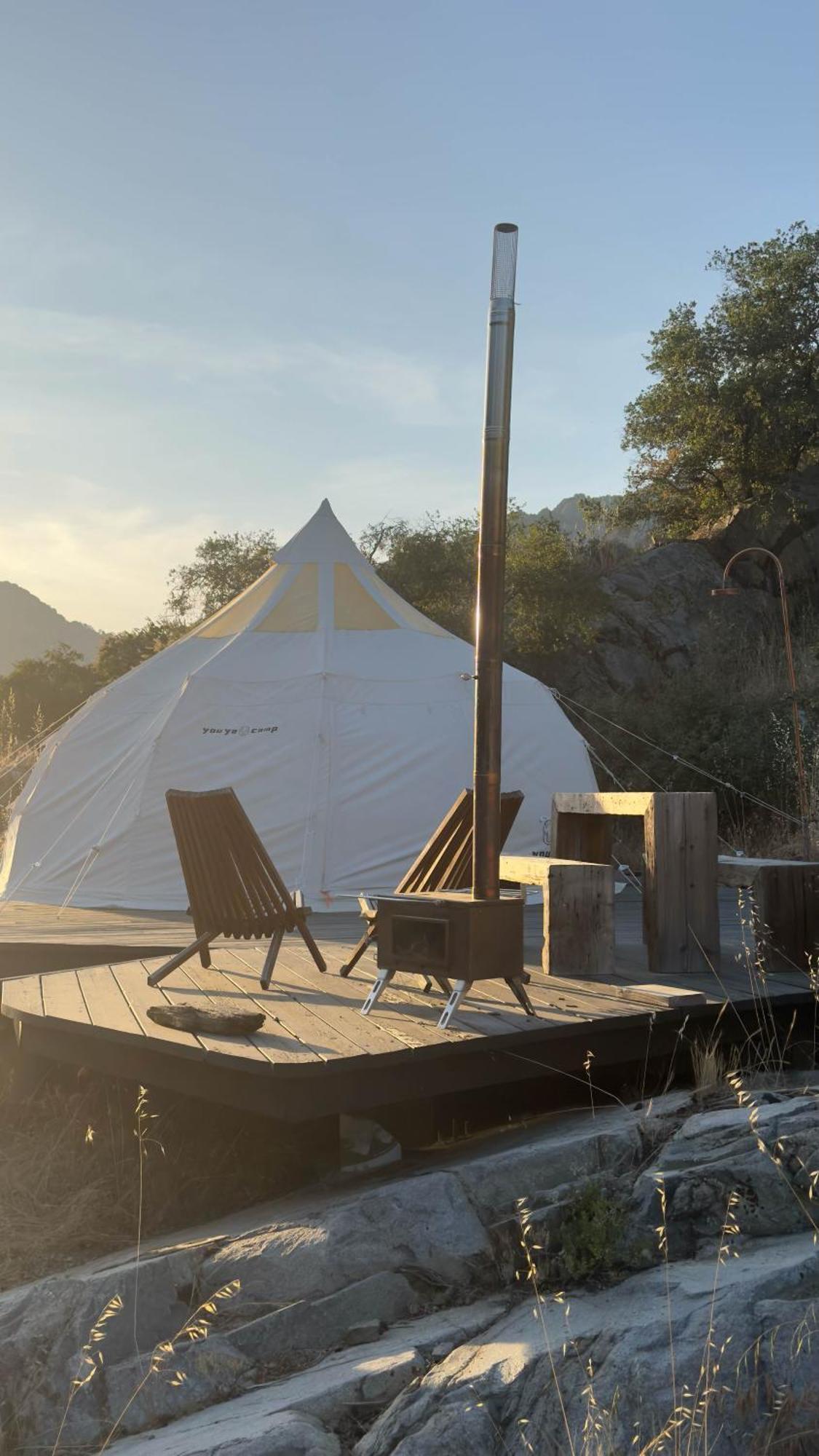 Paradise Ranch Inn - Liberated Tent Three Rivers Exteriör bild